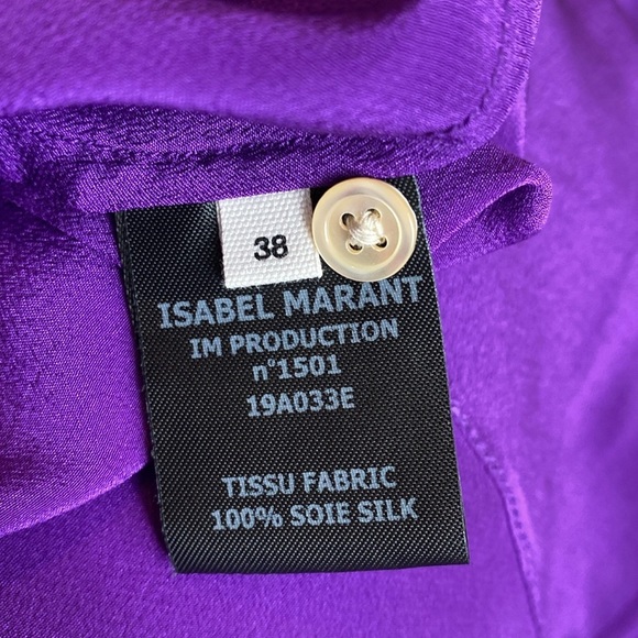 Etoile Isabel Marant Yoshi top purple - Picture 8 of 8